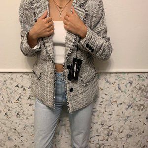 NEW  KARL LAGERFELD tweed blazer size 10 /RP: 149$
